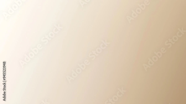 Fototapeta crisp, ultra-smooth pastel gradient transitioning seamlessly between ivory to taupe color