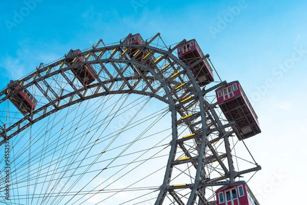 Obraz Wiener Riesenrad in Prater park in Vienna, Austria