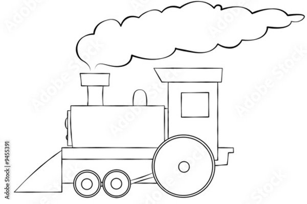 Obraz Pociąg liniowy.