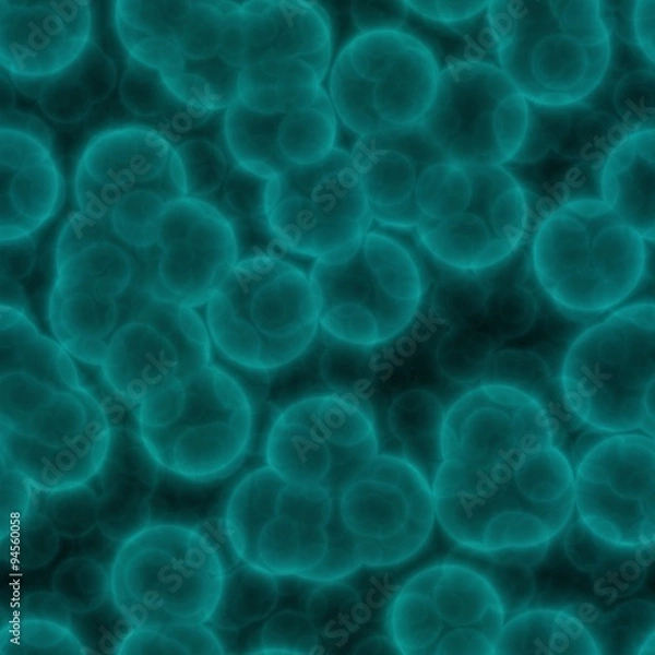 Fototapeta Abstract bacteria cells seamless texture or background