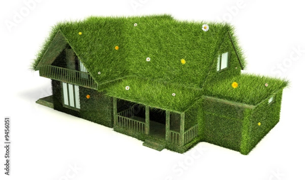 Obraz maison verte ecologie house ecology