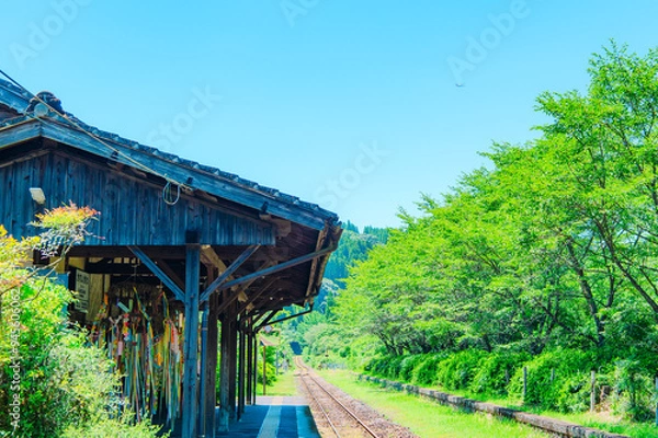 Obraz 故郷へと続く線路