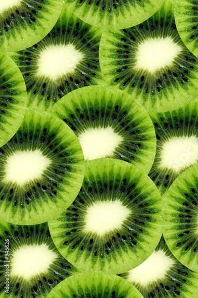 Fototapeta tranches de kiwi