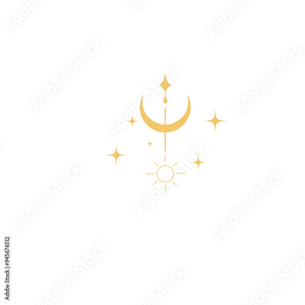 Fototapeta Moon Line Celestial