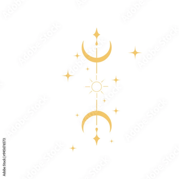 Fototapeta Moon Line Celestial