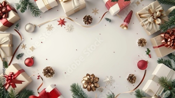 Fototapeta Christmas Gift Background.