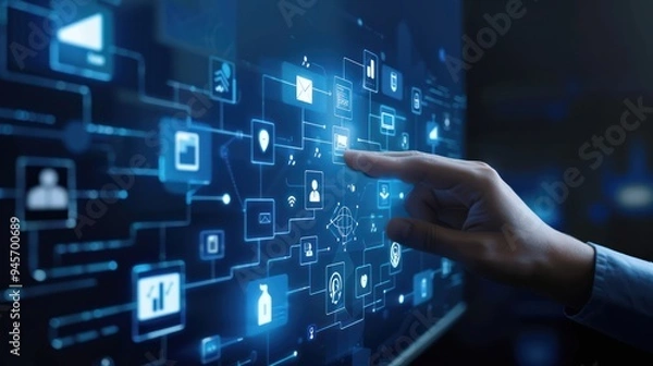 Obraz Digital Technology and Interaction