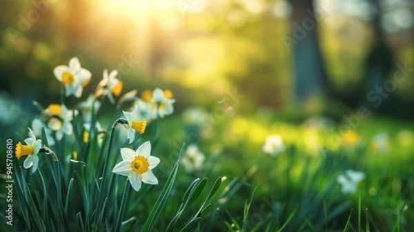 Fototapeta Daffodils in Springtime
