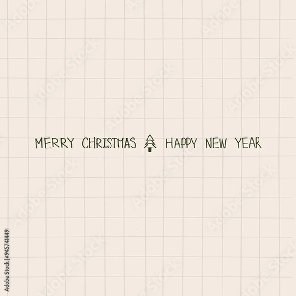 Obraz Chriistmas and New Year Background