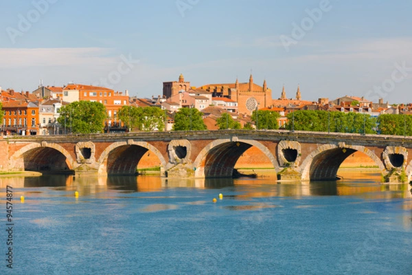Obraz Cityscape of Toulouse in summer