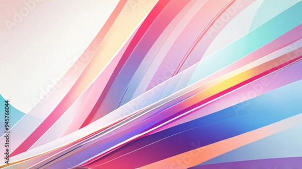 Obraz Abstract background, futuristic and modern theme with curved shapes