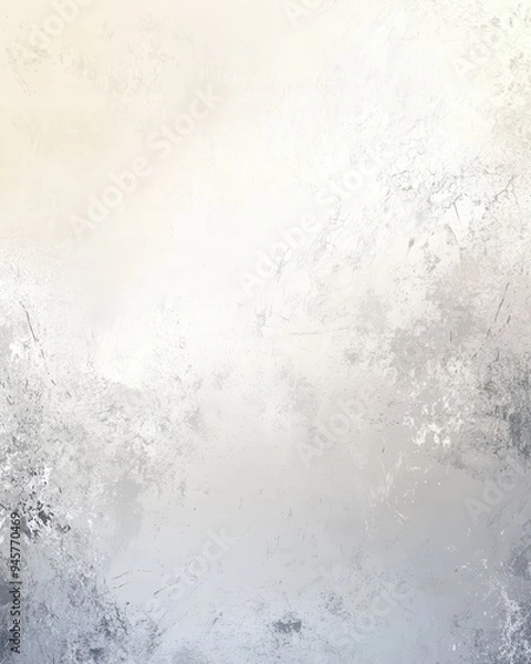 Fototapeta Abstract White and Grey Textured Background - Grunge Wall Texture