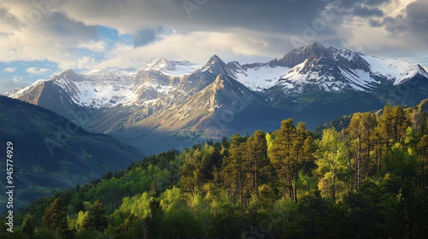 Obraz landscape in the morning