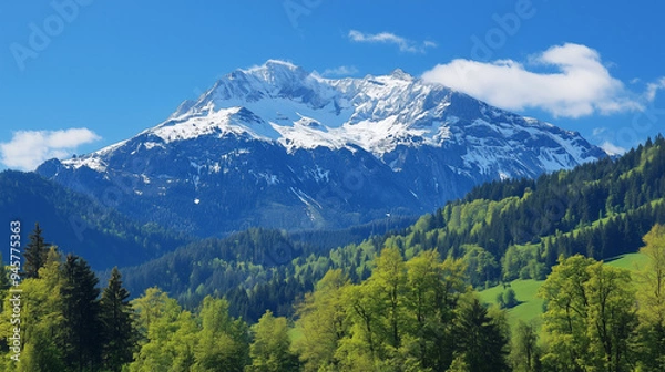 Obraz landscape in the mountains
