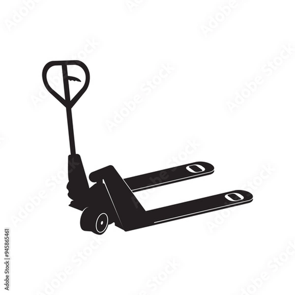 Obraz Hand pallet icon vector design illustration