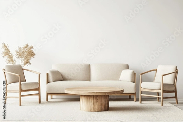 Fototapeta Modern Living Room Design.