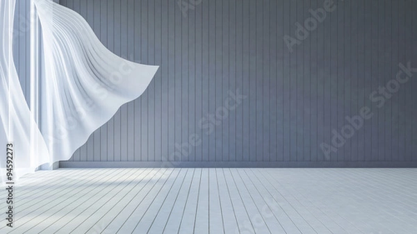 Obraz 3ds interior seaside room