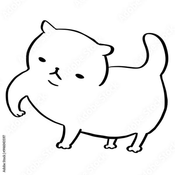 Fototapeta Angry Cat