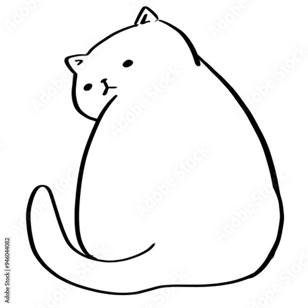 Fototapeta Angry Cat