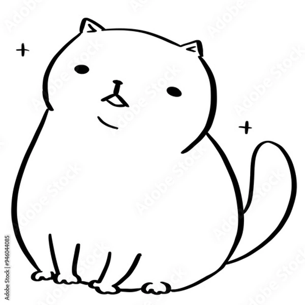 Fototapeta Angry Cat