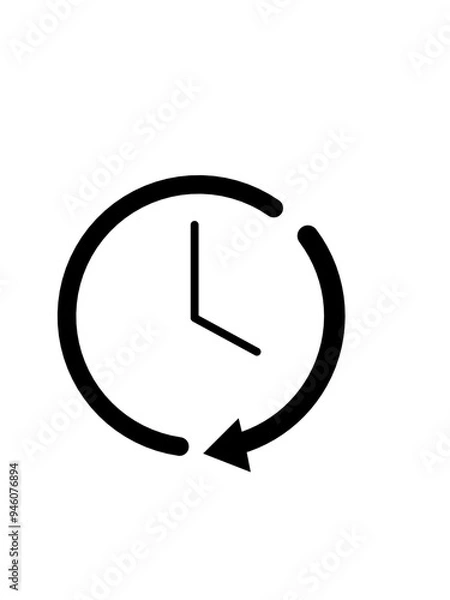 Obraz Clock Icon Vector 