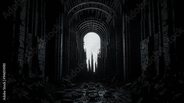 Fototapeta Gothic Image Input Wounded The Concept Inv