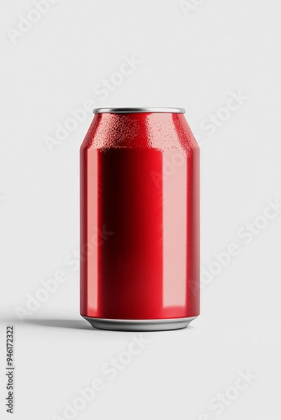 Fototapeta a can of soda with decent background generated by AI