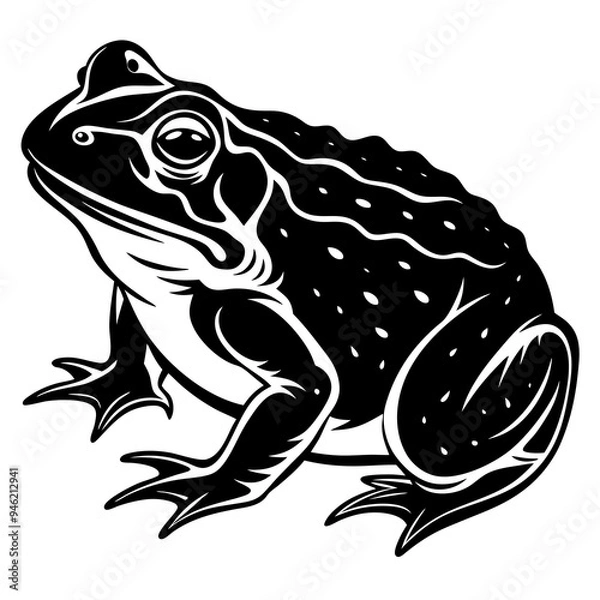 Fototapeta Animals silhouette vector image