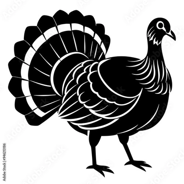 Obraz Animals silhouette vector image