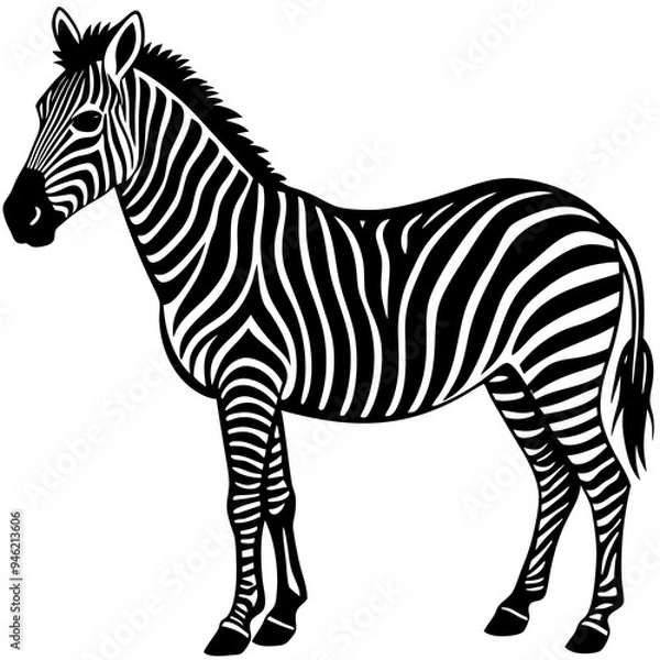 Obraz Animals silhouette vector image