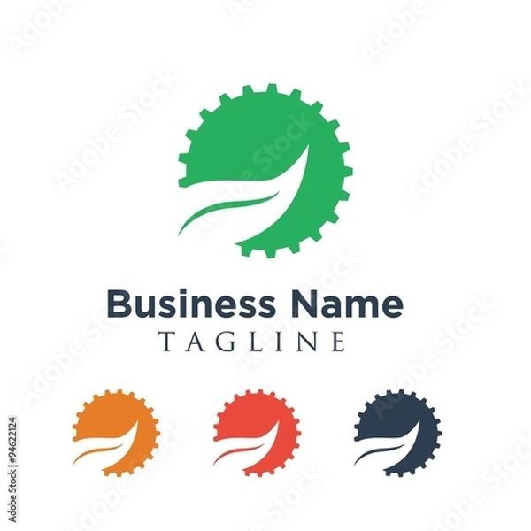 Obraz Gear logo icon Vector