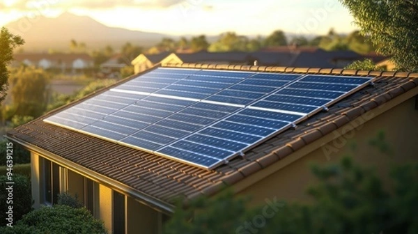 Obraz Solar battery storage system with cuttingedge optimization features