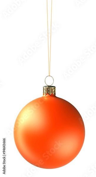 Obraz Christmas ball. Image with clipping path