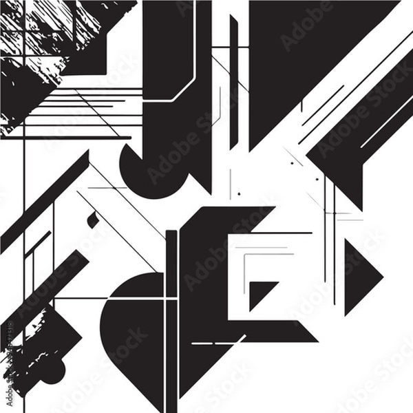Obraz abstract background design featuring dynamic geometric patterns