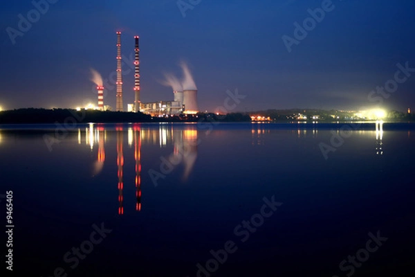 Obraz Power station by night