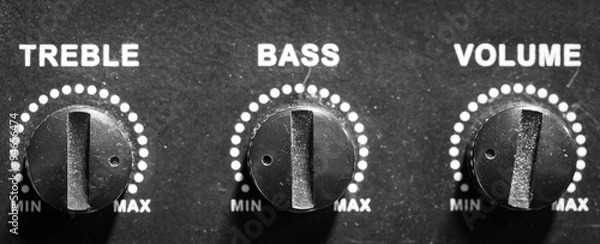 Fototapeta sound control button