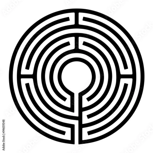 Obraz Circle Maze