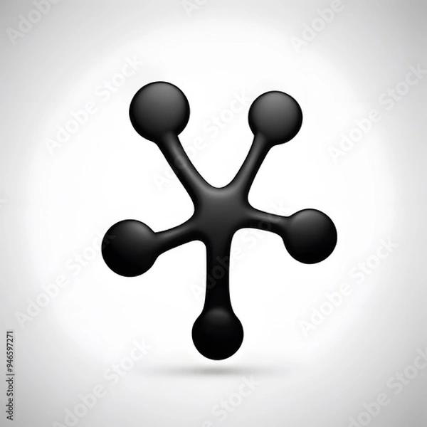 Obraz 3d render of a sign