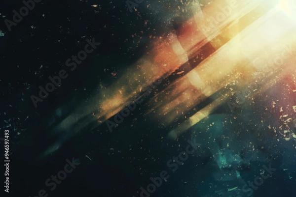 Fototapeta Blend of colors forming a dynamic abstract pattern
