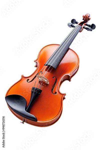 Fototapeta violin isolated on white background