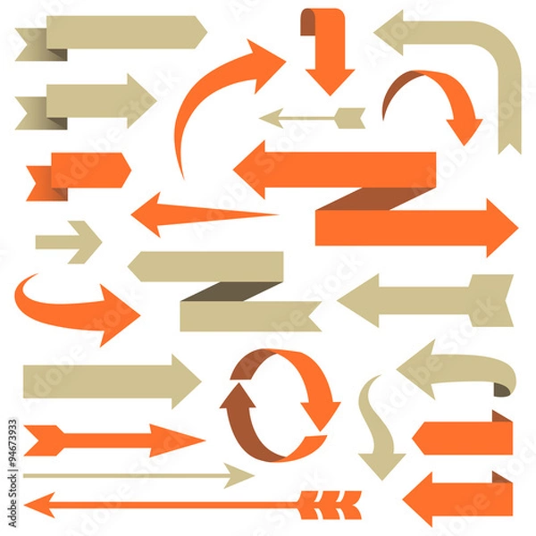 Obraz Zestaw strzałek