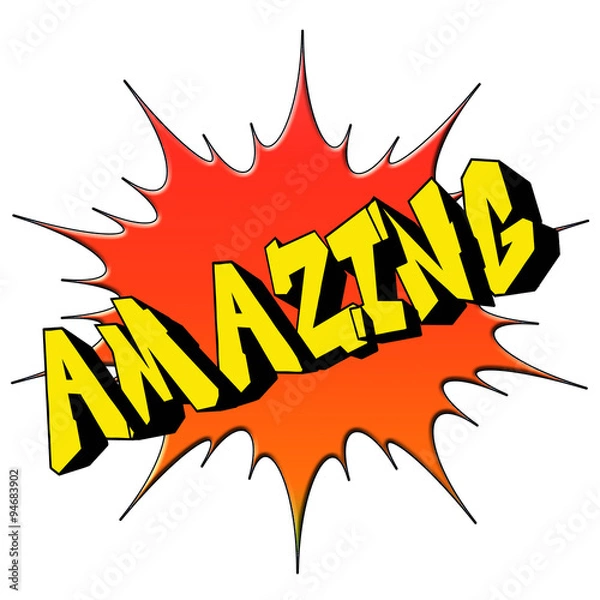 Obraz Amazing sign badge