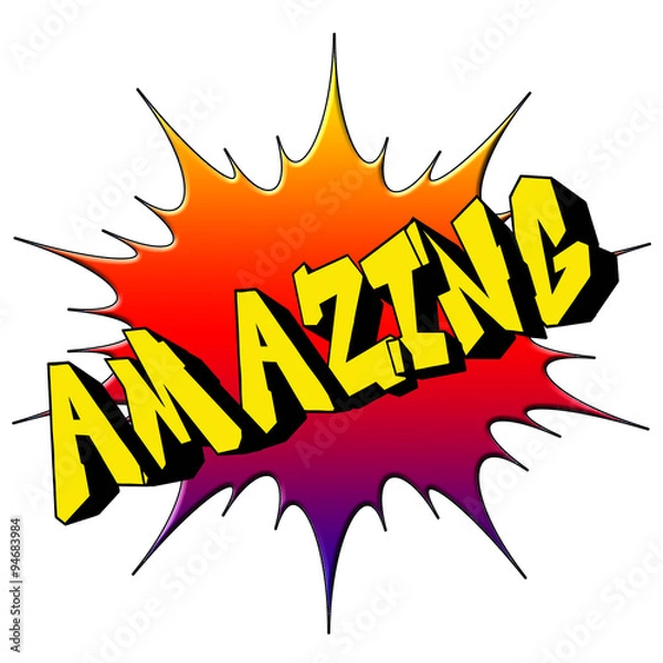 Obraz Amazing sign badge