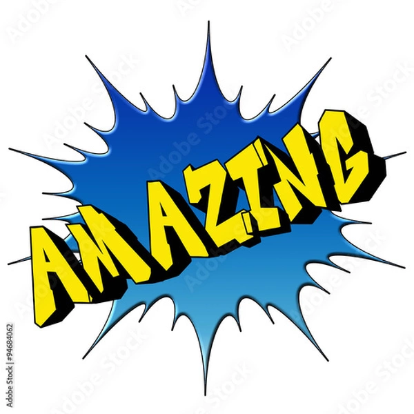 Obraz Amazing sign badge