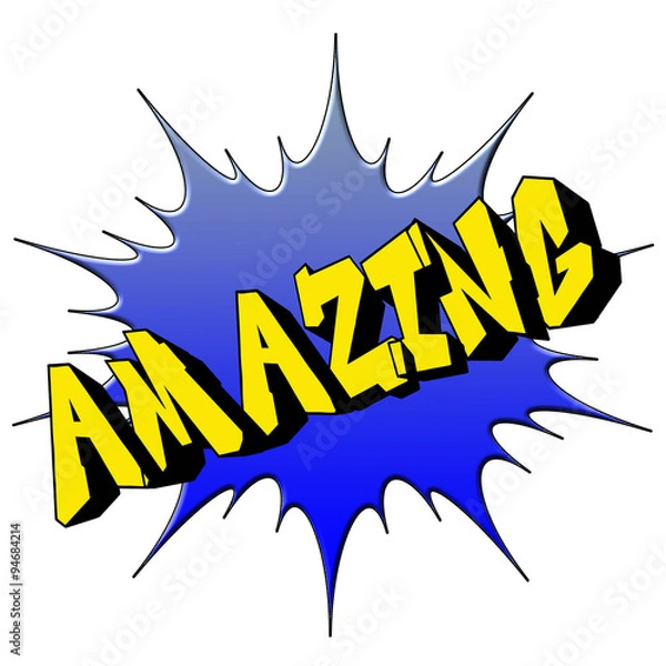 Obraz Amazing sign badge