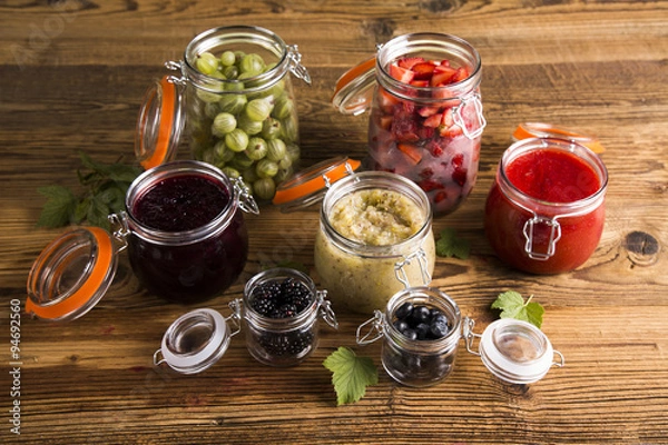 Obraz Forest fruit jam
