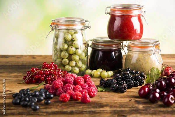 Obraz Forest fruit jam
