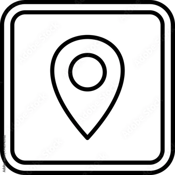 Fototapeta Location Icon