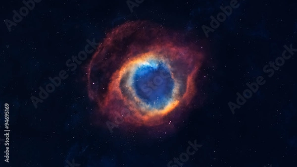Obraz Piękna mgławica i głęboki obiekt nieba. Elementy tego obrazu dostarczone przez NASA