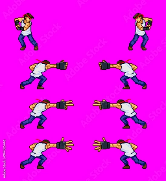 Obraz Tシャツ格闘家じゃんけん